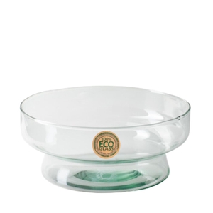 Glas Eco schaal Frieda d24*10cm