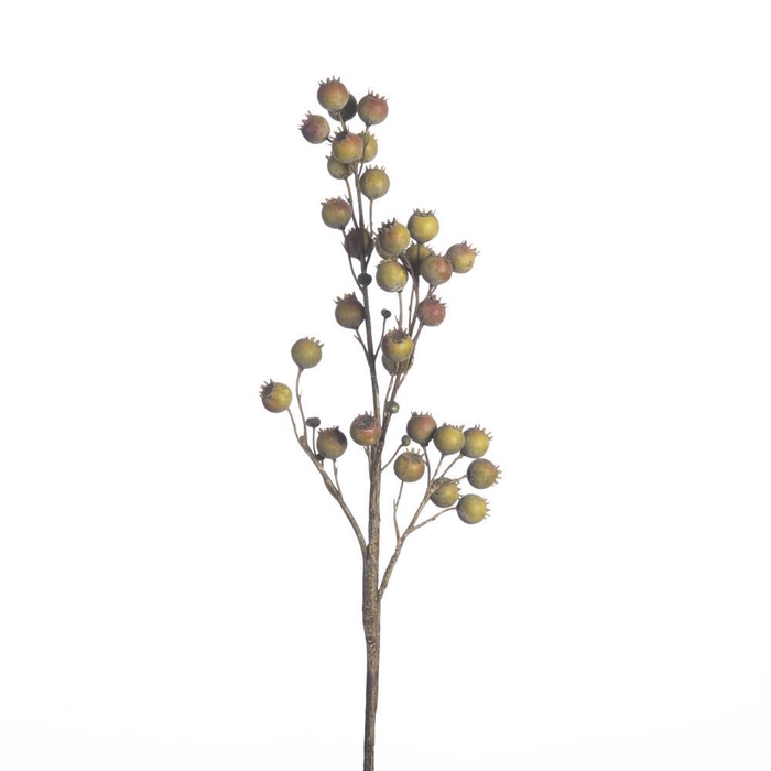 <h4>AF Berry Branch x3 L76cm Green</h4>