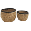 KIT CESTO PALHA 2 PCS 127344 -  25X25X16