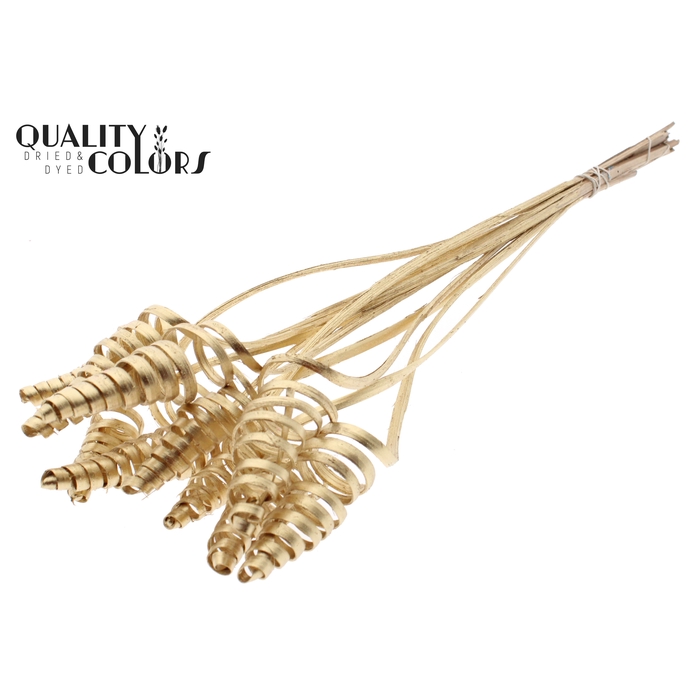 <h4>Cane Cone on stem Antique Gold</h4>