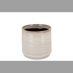 Bella White Pot 12x12x11cm