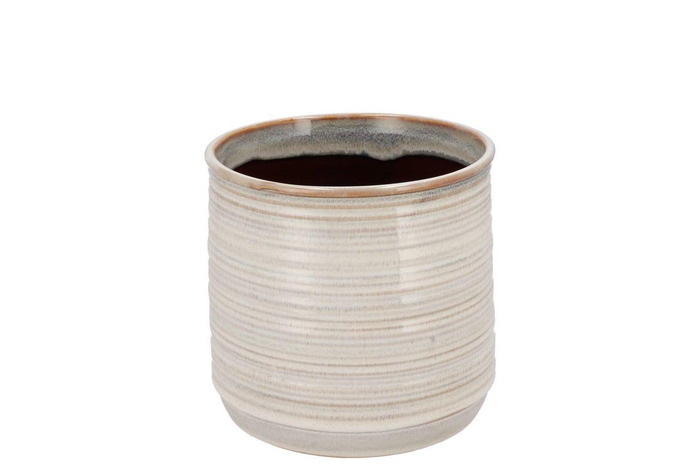 <h4>Bella White Pot 12x12x11cm</h4>