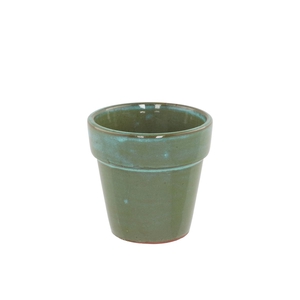 Ebbi Moss Green Pot Glaze 14x14cm