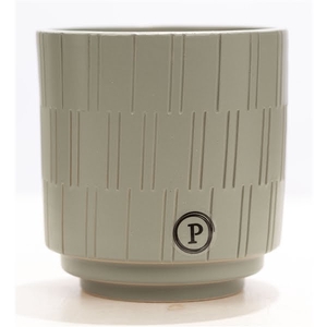 P&PURE Tess 2 ceramics matt green/grey