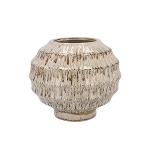 Lima Green Vase Bowl Active Glaze 29x29x26cm