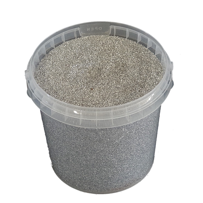 Kwarts 1 ltr bucket Silver