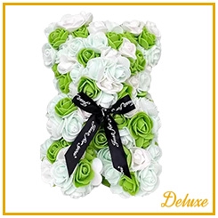 arr3 Deco beer 25cm - Summer groen wit