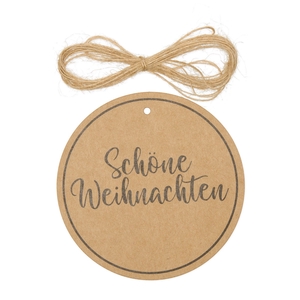 Kerst Labels Weihnachten d10cm x40
