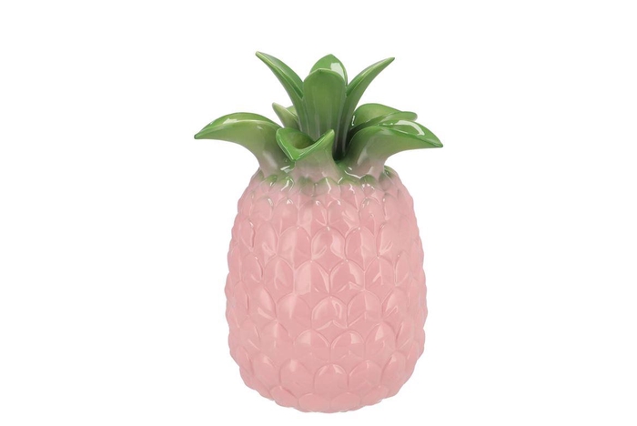 Pineapple Tropical Pink Vase 18x18x28cm Nm