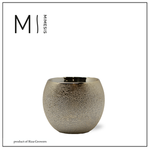 Pottery Ceramic Bolivia Bubble Gold - 9cm | Mimesis
