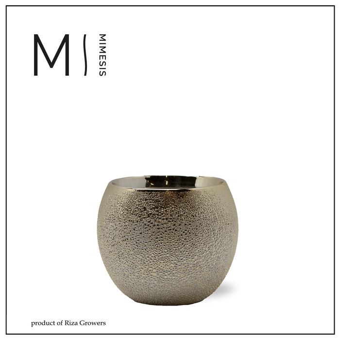 <h4>Pottery Ceramic Bolivia Bubble Gold - 9cm | Mimesis</h4>