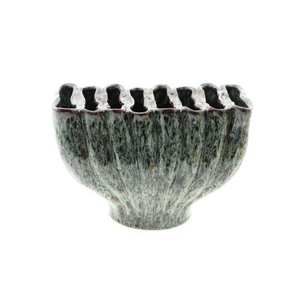 VASE JUNA L34W21H22 BLUE