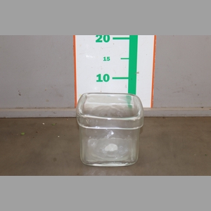 GLAS VIERKANT 13 CM