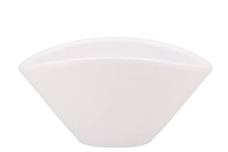 <h4>Vinci Matt White Bowl Oval 24x17x12cm</h4>