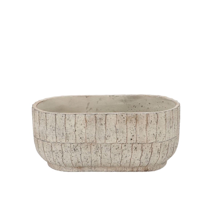 <h4>Nola Grey Bowl 30x16x13cm</h4>
