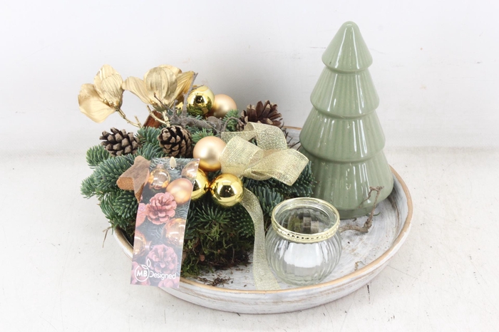 <h4>arr5 Kerst MB - Ker. schaal white kboom gold</h4>