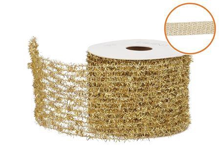 <h4>Ribbon Amaze Wired Ribbon Gold 5mx63mm</h4>