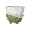 DF03-710612047 - Pot Spike d15xh14 green / white