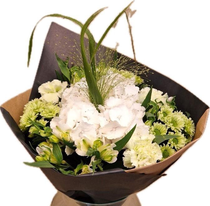 <h4>Bq Hydrangea Happy White</h4>