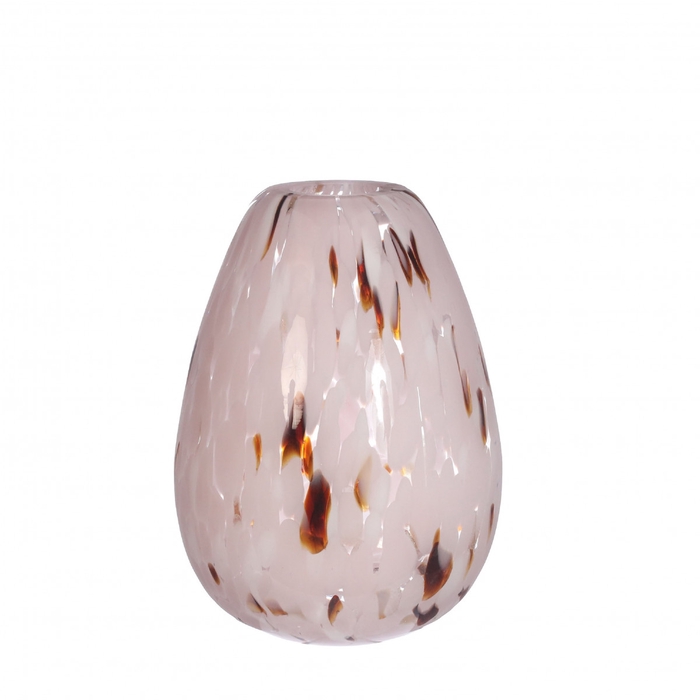 Glass vase lily spots d4/16 23cm