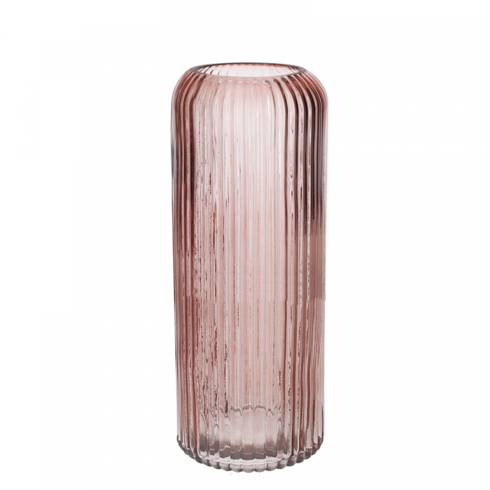 <h4>Glass Nora vase d07/10*25cm</h4>