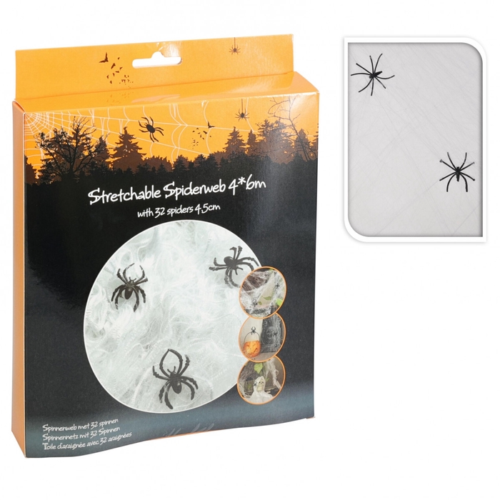<h4>Halloween Spiderweb stretchable 4*6m</h4>