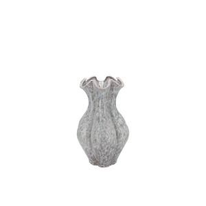 Inga Driss Grey Vase Active Glaze 15x15x20cm