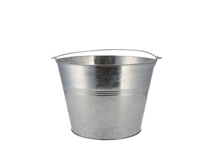 Zinc Basic Natural Bucket 10x10cm