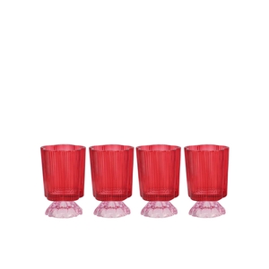 Naomi Dutch Pink Tealight Holder Ass 8x12cm
