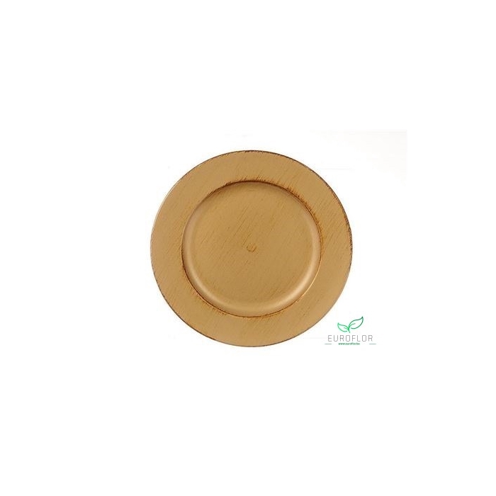 <h4>PLATE MELAMINE GOLD D33</h4>