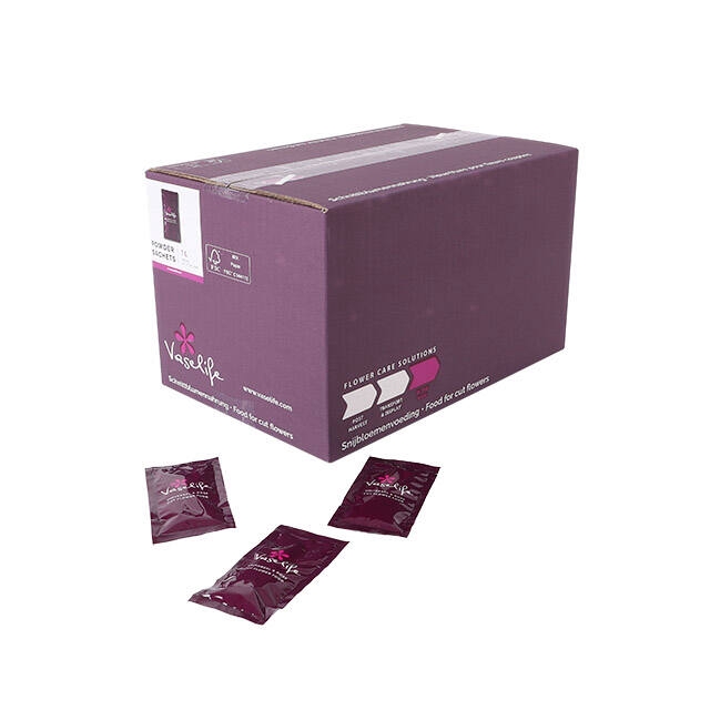 <h4>Vaselife Uni Cut Fower Food 0.5ltr 600/box</h4>