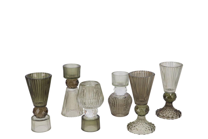 <h4>Roman Twist Natural T-light Ass 8x13cm</h4>