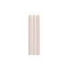 Frosty Ivory Mix Taper Candle 2x25cm