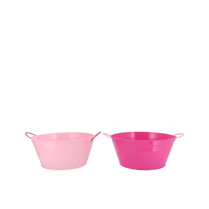 <h4>Zinc Basic Fuchsia/pink Ears Bowl 25x12cm</h4>