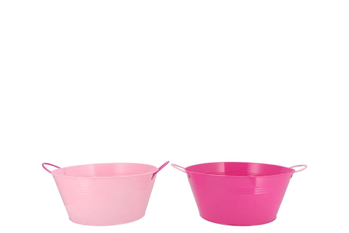 <h4>Zinc Basic Fuchsia/pink Ears Bowl 25x12cm</h4>