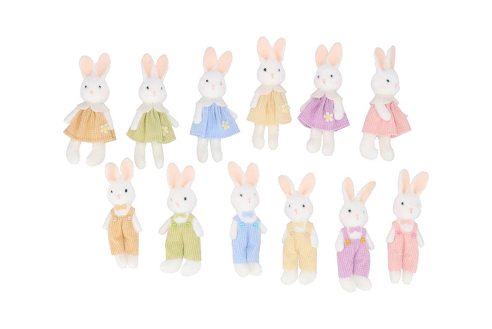 <h4>Easter Fun Hanger Pastel Bunny Ass 7x4x17cm</h4>