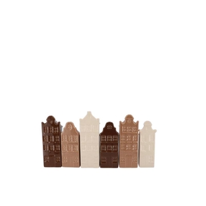 A'dam Houses Canal Natural Brown Mix Vase Ass 5x4x14cm