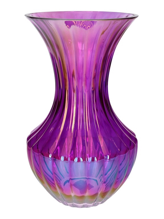 <h4>Vase Zelune d17/18.5xh30 purple+pea</h4>