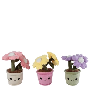 Soft toys Bloem in pot 18cm