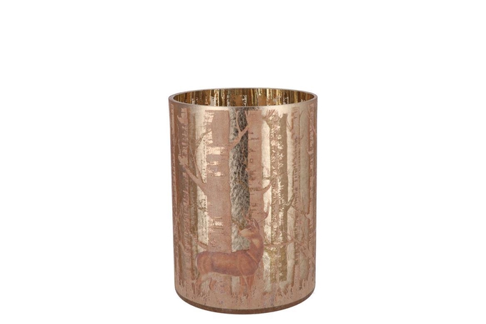<h4>Ruby Gold T-light Deer 9x10cm Nm</h4>