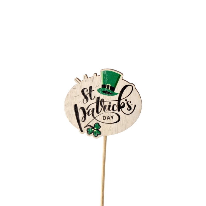 <h4>Bijsteker 50cm St. Patrik's day 7cm</h4>