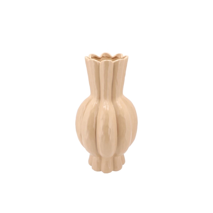 <h4>Garlic Sand High Vase 23x40cm</h4>