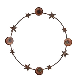 Opruiming Kerst Kaarshouder ster d34cm