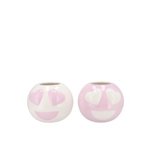 Smiley Lovely Dreamy Lila Mix Vase Ass 11x11x9cm Nm