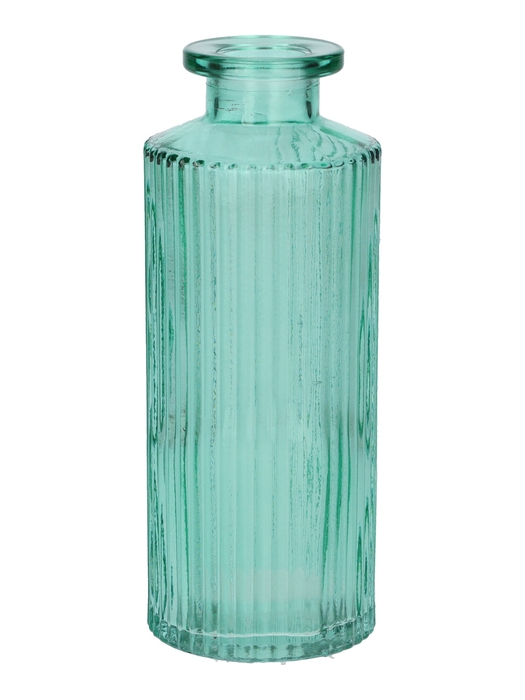 <h4>DF02-666112000 - Bottle Caro16 d3.5/5.2xh13.2 turquoise transparent</h4>