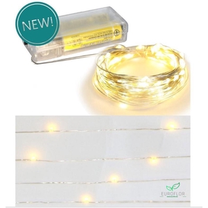 KERSTLAMPJES LED 100LAMPS 2M WARM WHITE (EXCL 2XAA BATTERY)