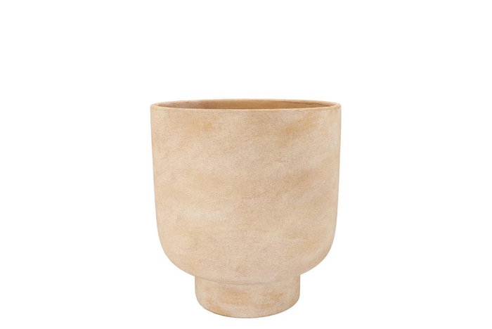 Florence Antique Gold Pot Round 10x10x12cm Nm