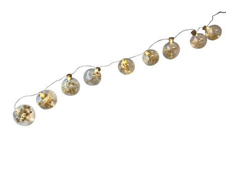 <h4>Garland Ball Led 2xAA Dried Flowers H100</h4>