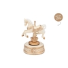 Glowy Cozy Gold Horse Music Box 12x11x18cm Nm