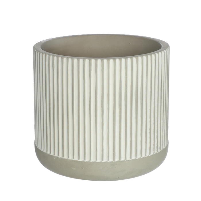 <h4>Keramiek Lines pot d14*12.5cm</h4>
